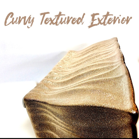 Metallic Copper Gold Decorative Planter Bowl NWOT - Picture 7 of 8